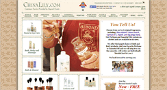 Desktop Screenshot of chinalily.com