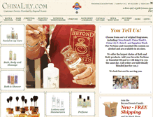 Tablet Screenshot of chinalily.com